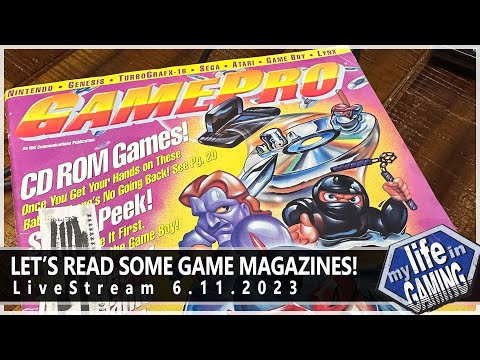 Let's Read Some Game Magazine w/ @GameSack & @CGQuarterly :: LIVE STREAM