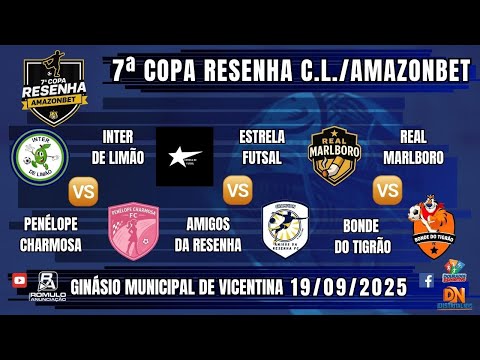 #1337 🏆 7ª Resenha Champions League/Amazonbet 🏆 ⚽ (3 JOGOS) ⚽