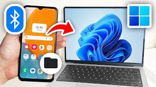 How To Transfer Files From Phone To PC & Laptop With Bluetooth - Full 