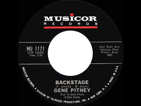 1966 HITS ARCHIVE: Backstage - Gene Pitney (mono 45)