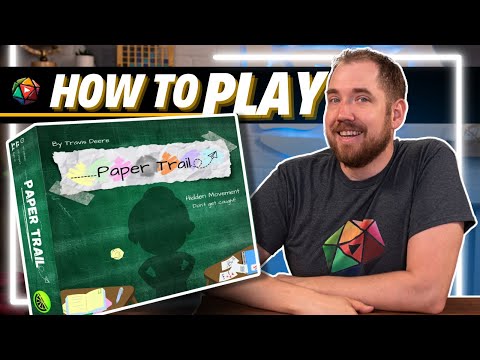 Teacher Vs. Students - How to Play PAPER TRAIL  | Board Game Tutorial