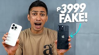 4000 PESOS FAKE IPHONE VS REAL IPHONE