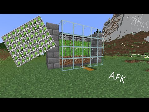 Minecraft: Easiest Automatic Sugarcane Farm! [1.19.3] (AFK)