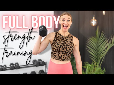 30-minute Full Body  Strength Training with Dumbbells