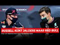 Russell kijkt jaloers naar Red Bull, Gasly lag tijdens de race “dood te gaan in de auto”