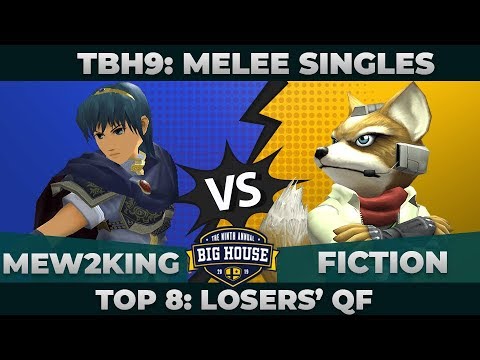 Mew2King vs Fiction - Top 8 Losers' Quarterfinals: Melee Singles - TBH9 | Marth vs Fox