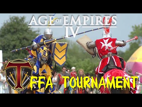 THE GRAND FFA TOURNAMENT | Age of Empires 4 Multiplayer Stream