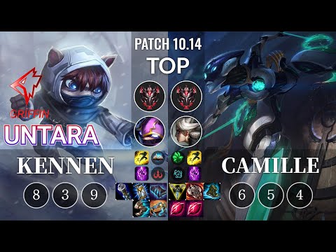 GRF Untara Kennen vs Camille Top - KR Patch 10.14