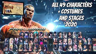 TEKKEN 7 - All 49 Characters & Costumes + Stages 2020 (All DLC Included)