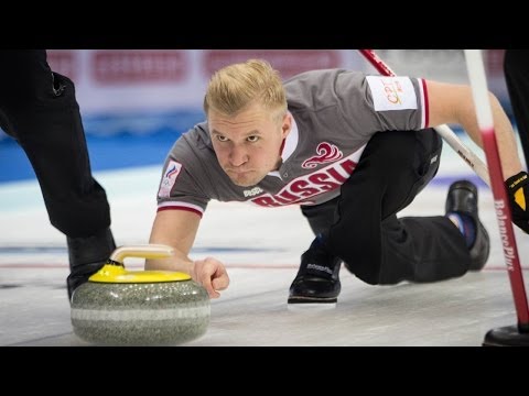 CURLING: RUS-SWE World Men's Chp 2014 - Draw 7
