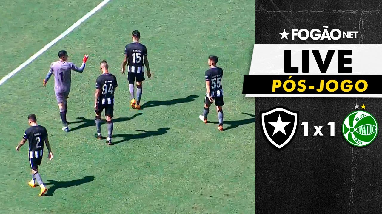 AO VIVO! FogãoNET comenta pós-jogo de Botafogo 1 x 1 Juventude [Brasileirão 2022]