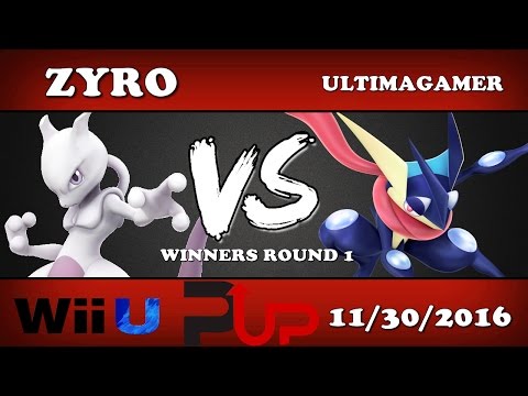 Zyro (Mewtwo) vs. Ultimagamer3000 (Greninja) - Wii U Winners Round 1 - SOS
