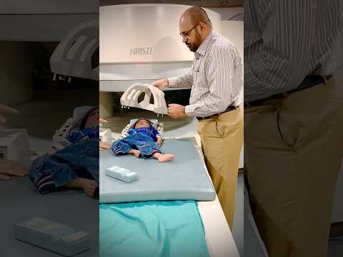 Safe and Simple: MRI Brain Scan Procedure for Babies Explained#highlights #viralvideo #shorts#hit