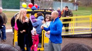 preview picture of video 'Ribbon Cutting for CJR Memorial Playground'