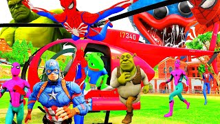 Siêu Nhân Người Nhện Giải Cứu Siêu Anh Hùng Hulk, Avengers, Superheroes, Spider man ||| tmphuong