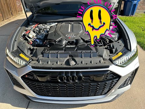 C8 RS6 APR Intake Install and Drive