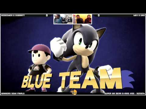 SWBB #55  6WX & Uno vs SSBmatt & RedeemerZ   Winners Semi Finals   Smash Wii U   Doubles