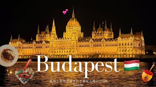 【Hungary】ブダペスト🇭🇺夢心地の２日間！温泉・夜景クルーズ・フォアグラ🤍✨