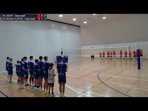 4.4.2025. PH MLAĐI KADETI, GRUPA A, OK ZADAR - OK ZRINSKI NUŠTAR