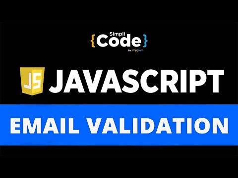 Email Validation In Javascript Javascript Email Validation Using Regular Expressions Simplicode