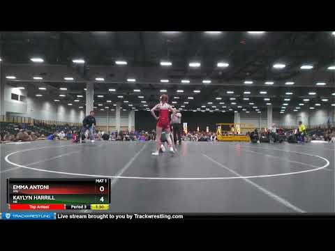 119 Lbs 1st Place Match - Kaylyn Harrill, NE Vs Emma Antoni, MN D2fa