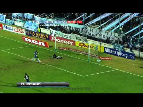 Gol de Pisano. Atlético 2 Independiente 1. Fecha 4. Torneo Primera B Nacional. Fútbol Para Todos