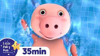 Learn How to Swim | LBB Kids Songs | ABC's Baby Nursery Rhymes - Sing with Little Baby Bum