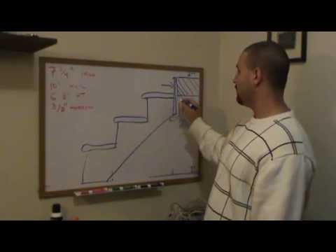 How to calculate stringers for a set of stairs