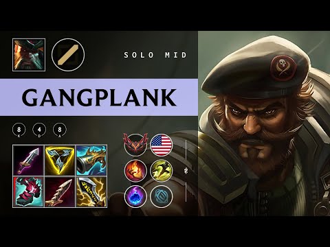 Gangplank Mid vs Taliyah - NA Grandmaster Patch 25.22