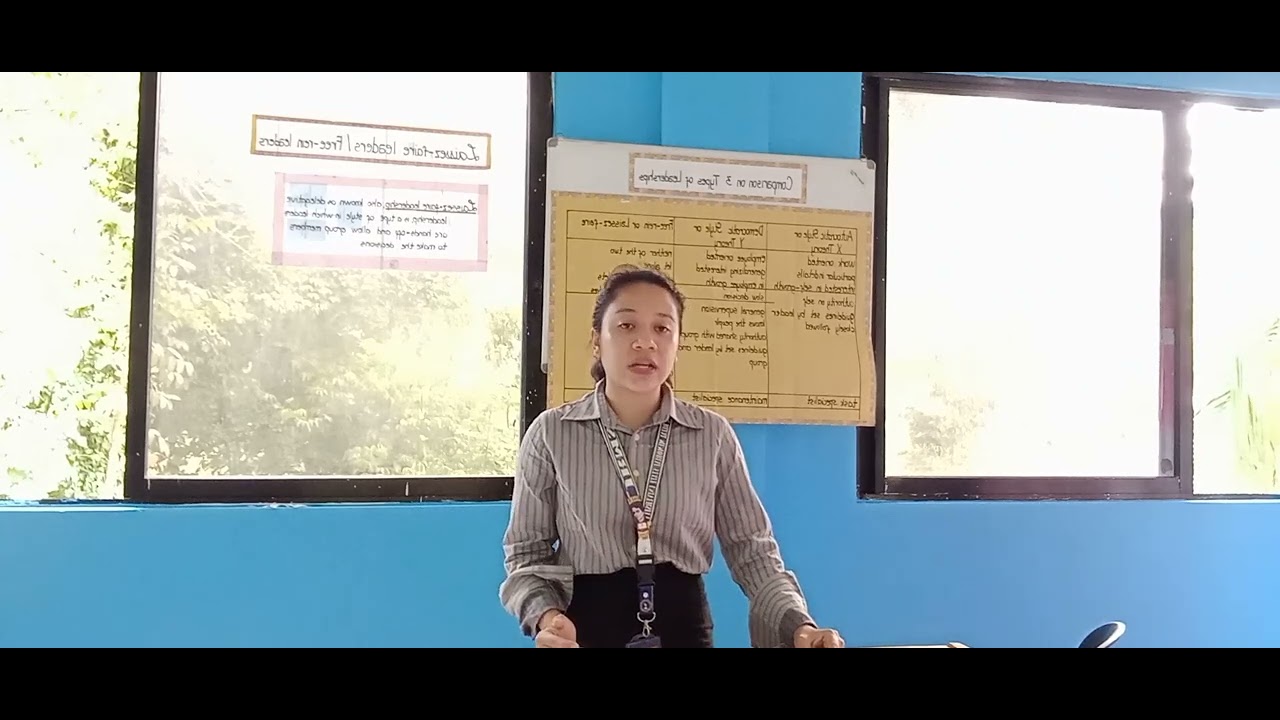PED-15 Demonstration (Laissez-faire leaders/Free-rein leaders)