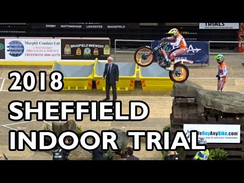 Sheffield Indoor Motorbike Trial 2018 - BEST BITS