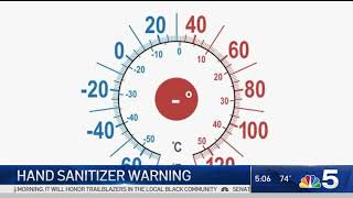 CAR CATCHES FIRE AFTER HAND SANITIZER IS LEFT ON DASHBOARD