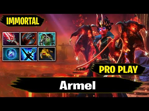 Queen of Pain 7.27d Pro Gameplay by Armel IMMORTAL Rank Dota 2