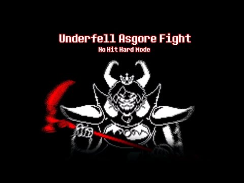 Underfell Asgore INSANE MODE NO HIT!! (Pacifist) | Undertale Fangame