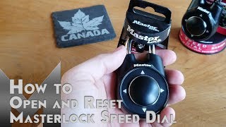 How to Open and Reset Masterlock Speed Dial Padlock - Mediocre Coffee