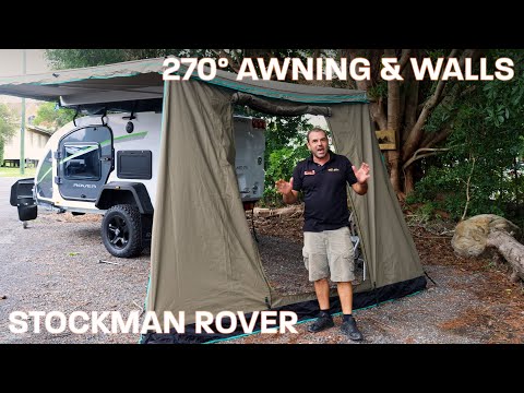 Verwandeln Sie Ihren Campingplatz: Das Stockman Rover Vorzelt- und Wandsystem mit SEQ Campers