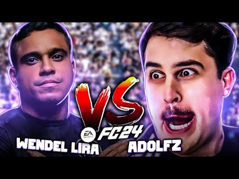 ADOLFZ X WENDELL LIRA SE ENFRENTARAM NA WL DO EA FC 24!!! (JOGO COMPLETO + REAÇÃO DOS DOIS!!!)