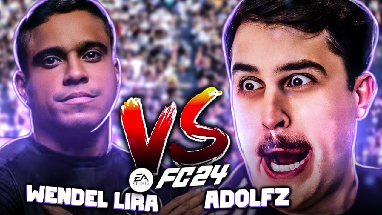 ADOLFZ X WENDELL LIRA SE ENFRENTARAM NA WL DO EA FC 24!!! (JOGO COMPLETO + REAÇÃO DOS DOIS!!!)