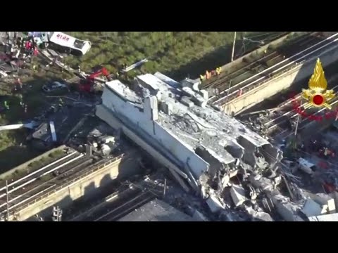 Italian bridge collapse survivor says she ran for her life
