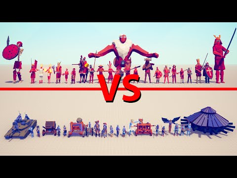 MELEE Team vs RANGED Team - Totally Accurate Battle Simulator TABS