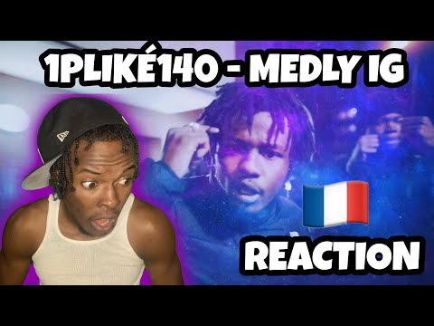AMERICAN REACTS TO FRENCH DRILL RAP? 1PLIKÉ140 - MEDLEY IG [English Subtitles] REACTION