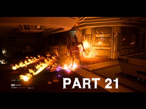Alien Isolation Walkthrough Gameplay Part 21 - Desolation (PC)