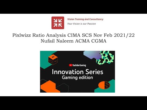 Pixlwizz SCS CIMA Ratio Analysis November Feb 21 22 #cgma #flp #aicpa #cima