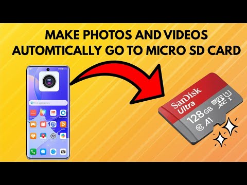 How to make photos and videos automatically go to micro SD card in Android phone?