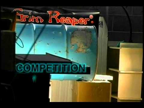 Grim Reaper VS Steel Barrel