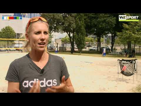 Karla Borger bei Beach Liga mit Vertretung an ihrer Seite