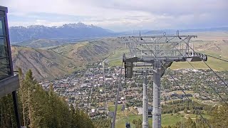 Snow King Mountain - Summit Gondola - SeeJH.com live webcam