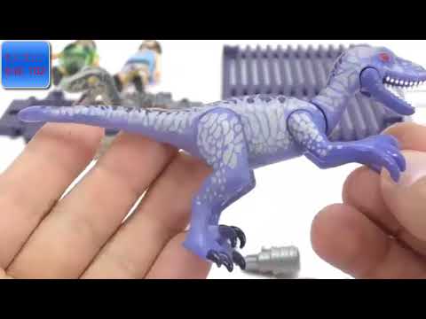 Playmobil Dinosaurs Toys for Kids  VS Police Car Assembly Videos for Kids Police Station