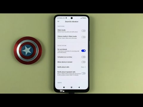 Do Not Disturb Mode on Xiaomi Redmi Note 11 Android 12