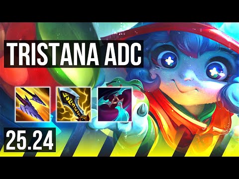 TRISTANA & Pyke vs CAITLYN & Thresh (ADC) | NA Grandmaster | 25.24